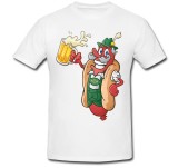 Cumpara ieftin Tricou &quot; Hot dog si bere &quot;