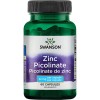 Supliment Alimentar, Swanson, Zinc Picolinate, Intareste Sistemul Imunitar si Trateaza Acneea, 22mg,