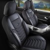 Set Huse Scaune Auto pentru Ssangyong Rexton - Panda Florida, negru gri, 11 piese
