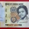 Sierra Leone 20 Leones 2022 UNC necirculata **