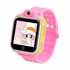 Ceas cu telefon Smartwatch cu GPS pentru copii Wonlex Pink Girl 3G cu camera... foto