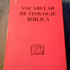 Vocabular de teologie biblica Xavier Leon Dufour