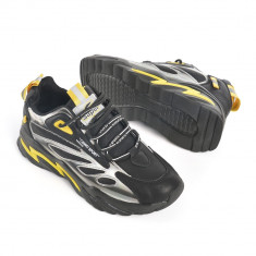 Pantofi Sport De Barbati Saper Flash Negru cu Galben