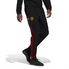 Manchester United pantaloni de fotbal pentru bărbați Presentation black - XXL