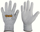 Manusi Protectie Taiere Nivel 5 Tolsen, Marimea 9 (L), Industriale, Rezistente