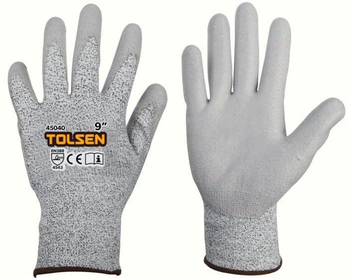 Manusi protectoare rezistente la taiere nivel 5, 9&quot; (L), Ind