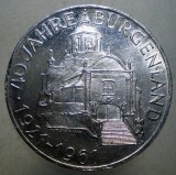 F.608 AUSTRIA BURGENLAND 25 SCHILLING 1961 ARGINT