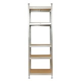 Cumpara ieftin Raft metalic pentru depozitare, 5 polite, capacitate 100 kg polita, 170x80x30cm