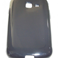 Husa silicon negru lucios pentru Samsung Galaxy Y Pro B5510