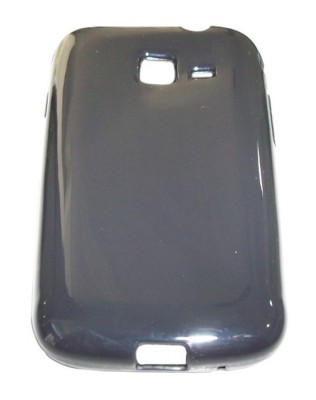 Husa silicon negru lucios pentru Samsung Galaxy Y Pro B5510 foto