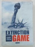EXTINCTION GAME par GARY GIBSON , 2016 * TEXT IN LIMBA FRANCEZA
