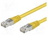 Cablu patch cord, Cat 5e, lungime 0.5m, SF/UTP, Goobay - 68064