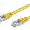 Cablu patch cord, Cat 5e, lungime 0.5m, SF/UTP, Goobay - 68064