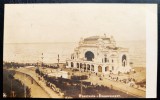 Constanta - Konstanza - Strandkonzert - Cazinoul - 1917, tip fotografie, animata, circulata catre Germania, stampila Feldpost + hexagonala interesanta, Necirculata