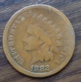 Moneda SUA - 1 Cent 1882, America de Nord