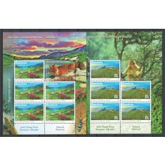 Romania 2019 - LP 2260 nestampilat - Rezervatii naturale - bl 5x