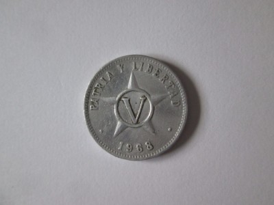 Cuba 5 Centavos 1968 foto
