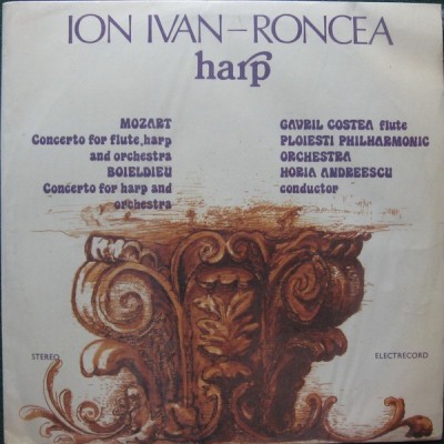 Disc vinil, LP. CONCERTO FOR FLUTE, HARP AND ORCHESTRA / CONCERTO FOR HARP AND ORCHESTRA-ION IVAN-RONCEA-264881 foto