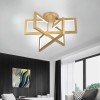Lustra LED cu telecomanda 73W, 3 Elemente, lumina Rece/Calda/Neutra, Dimabila, Auriu ModernLight Concept