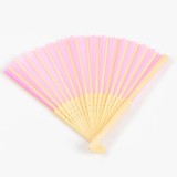 Evantai roz din bambus