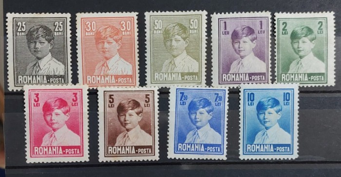 Romania 1928 - Mihai l fara filigran