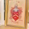B552-Scutul heraldic medieval Familia Doynesich origine Bosnia.