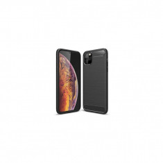 Husa Compatibila cu Apple iPhone 11 Pro Max - iberry Carbon Negru