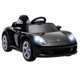 AIYAPLAY Mașină Electrică pentru Copii Porsche Carrera GT 12 V, cu Telecomandă, Negru | Aosom Romania