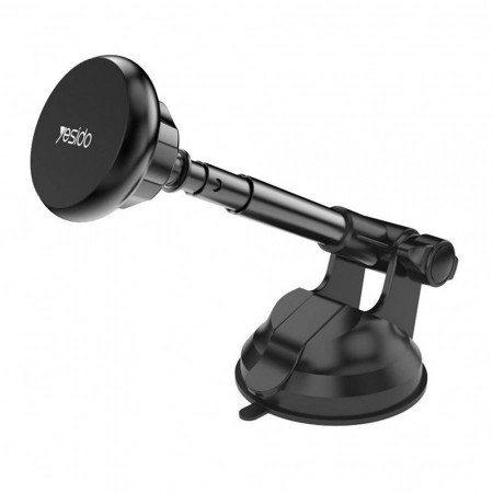 Yesido - Car Holder (C41) with Extendable Arm and 360 Rotation Angle for Dashboard Windshield - Black