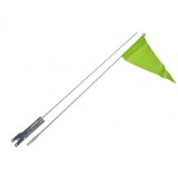 Steag semnalizare biciclete copii, culoare verde Cod:AWR0098G