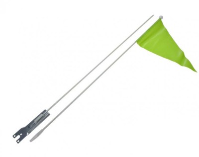 Steag semnalizare biciclete copii, culoare verde Cod:AWR0098G foto