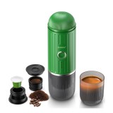 Espressor Manual si Portabil 2 in 1 - Aparat de Cafea pentru Capsule si Cafea Macinata - 19 Bari, Functie de Incalzire, Acumulator Reincarcabil &ndash; Id