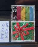 TS21 - Timbre serie Elvetia 1998 Mi1670-1671, Stampilat