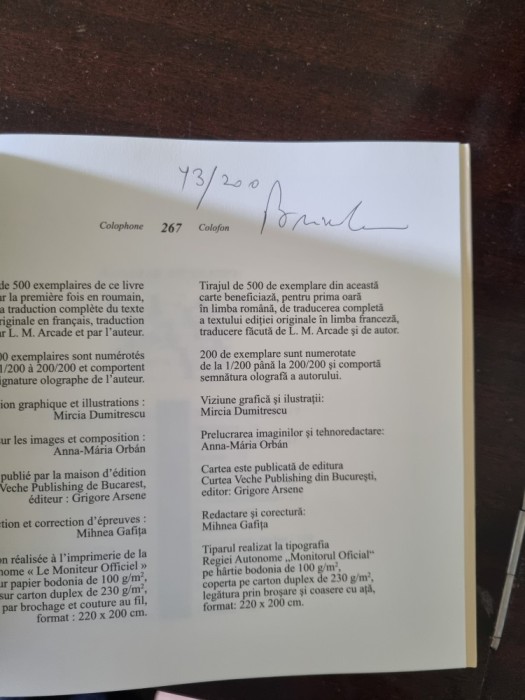 Basarb Nicolescu Teoreme poetice il Mircia Dumitrescu