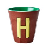 RICE Becher - H, 250 ml, Melamine, Farbe: braun