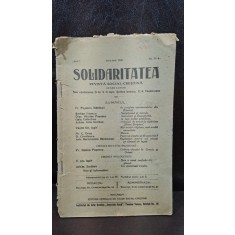 Solidaritatea. Revista Social-Crestina, nr.3-4/1920