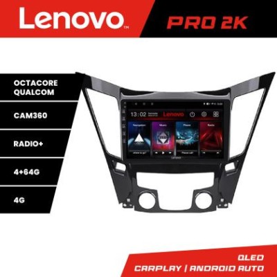 Navigatie Hyundai Sonata 2011-2015 Lenovo Kit-259 8 core QLED 2K 4+64 360 Android Waze USB Navigatie Internet Youtube Radio CarStore Technology foto