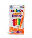 Cumpara ieftin Set 8 carioci lavabile cu varf conic, Neon Carioca