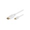 Cablu mini DisplayPort la DisplayPort v1.2 2m alb Goobay