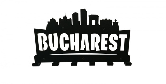 Cuier metalic Bucharest 6 agatatoare