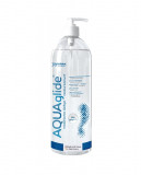Lubrifiant gel premium AQUAglide Original, pentru lubrifiere de lunga durata, pe baza de apa, 1000 ml