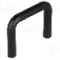 Maner PC + ABS (UL), 37.3mm, neagra, FIX&amp;FASTEN -
