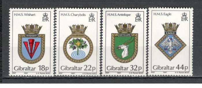 Gibraltar.1987 Steme de corabii SG.15