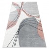 Covor FUSION 5868 alb / roz &icirc;nchis - Linii, modern, abstract, 200x290 cm