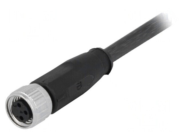 Conector M8 Drept cu Cablu 1,5m - 3 PIN Mamă