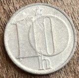 C50 - Moneda foarte veche - Cehoslovacia - 10 haler - 1977