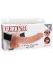 Strap-on cu testicule Hollow Fetish Fantasy 23 cm, Pipedream