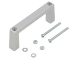 Manetă aluminiu gri 40mm 102mm 12,2mm