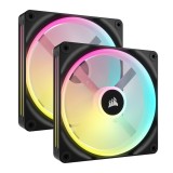 SET 2 ventilatoare Corsair, 140 mm 2000 rpm, LED RGB, &quot;CO-9051004-WW&quot;