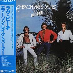 Vinil "Japan Press" Emerson, Lake & Palmer ‎– Love Beach (VG++)
